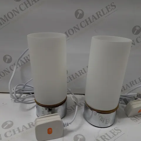 JOHN LEWIS CARA CYLINDER TOUCH LAMPS
