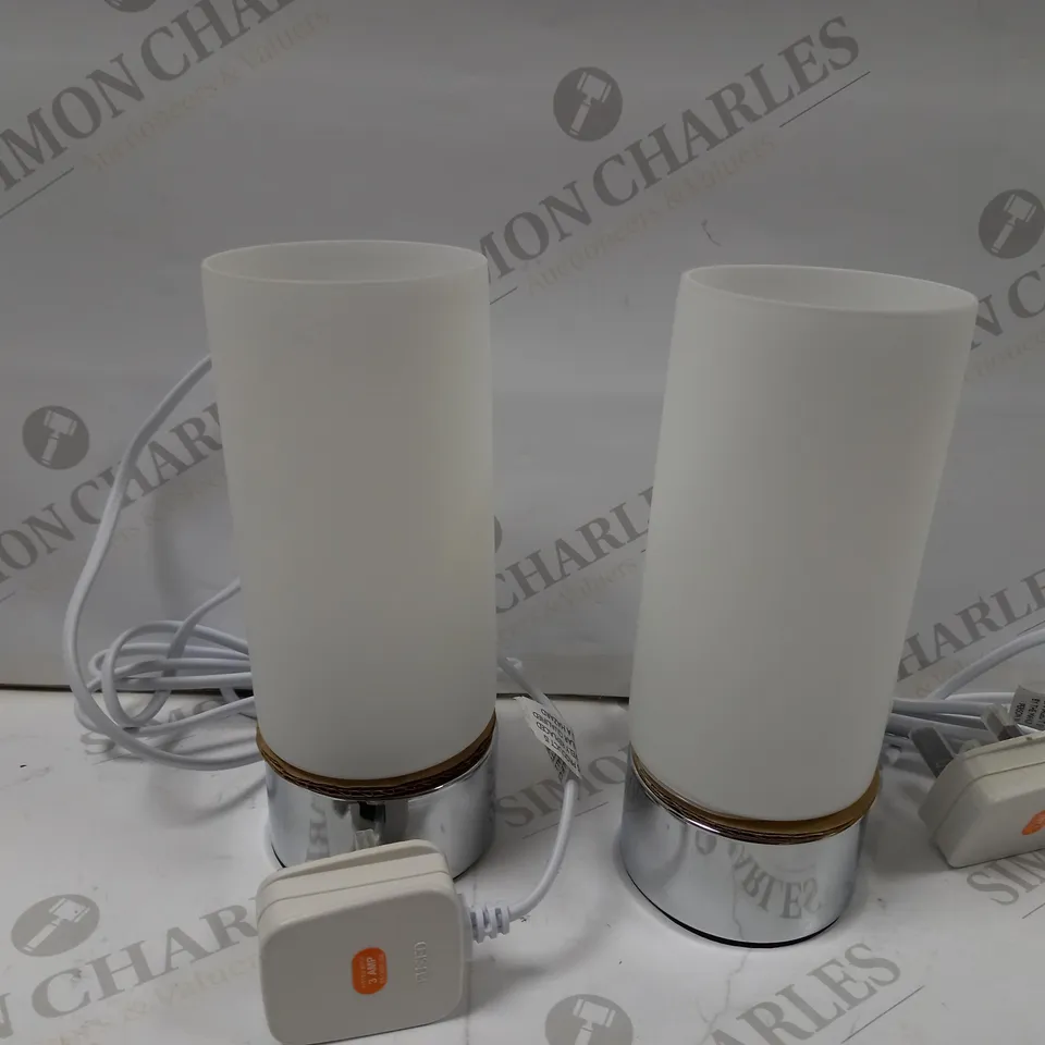 JOHN LEWIS CARA CYLINDER TOUCH LAMPS