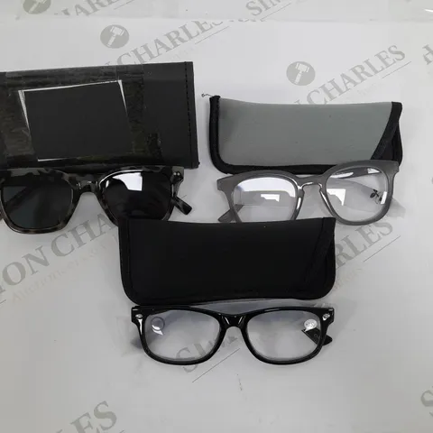 BOXED HUMMINGBIRD POLARISED SUNGLASSES & READER 3PC SET