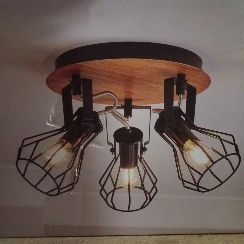 BOXED FULTON 3 LIGHT SPOTLIGHT