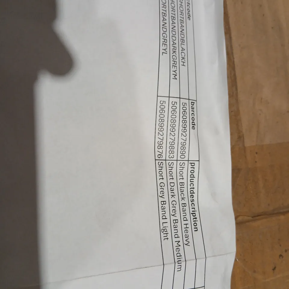 PALLET OF APPROXIMATELY 2700 STRNG SHORT FITNESS BANDS IN ASSORTED COLOURS AND STRENGTHS