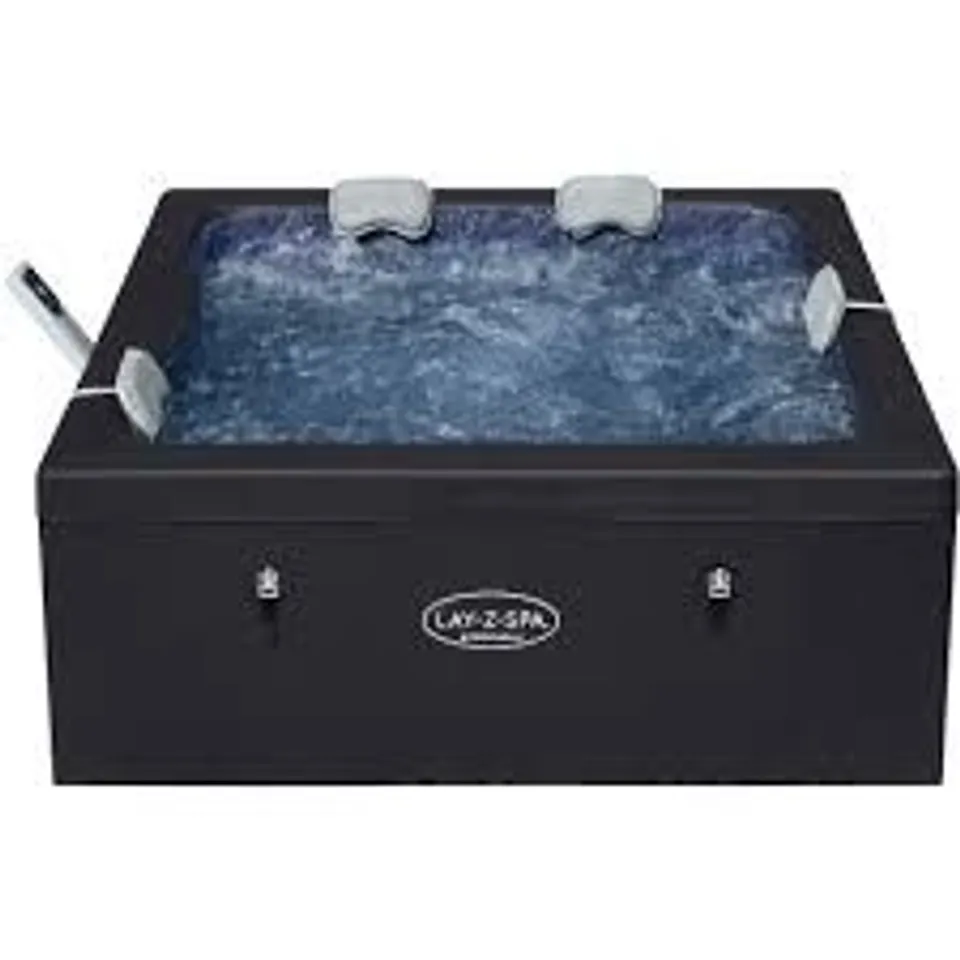 BOXED LAY-Z-SPA STOCKHOLM THERMACORE ULTRAFIT AIRJET 6 PERSON PORTABLE SMART FOAM HOT TUB 170 X 65CM