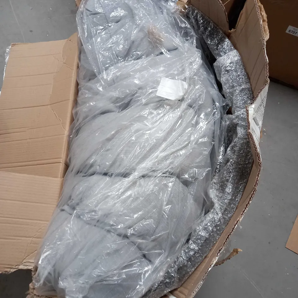 LARGE ROCKING/COCOON CHAIR SEAT CUSHION IN LIGHT GREY - COLLECTION ONLY