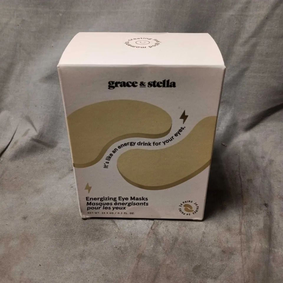 BOXED AND SEALED GRACE & STELLA ENERGIZING EYE MASKS (24 PAIRS)