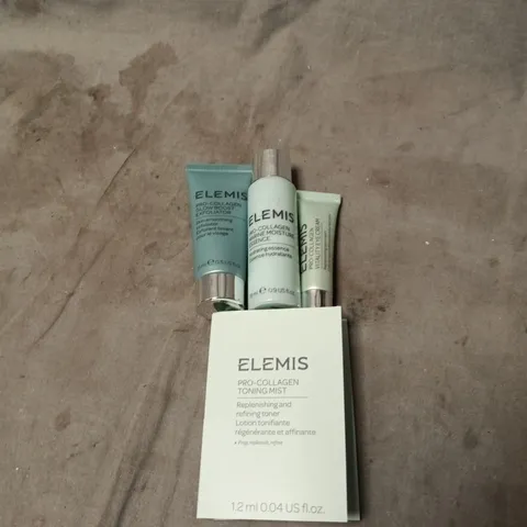 4 X ELEMIS PRODUCTS/SAMPLES TO INCLUDE PRO COLLAGEN MARINE MOISTURE ESSENCE 28ML ETC