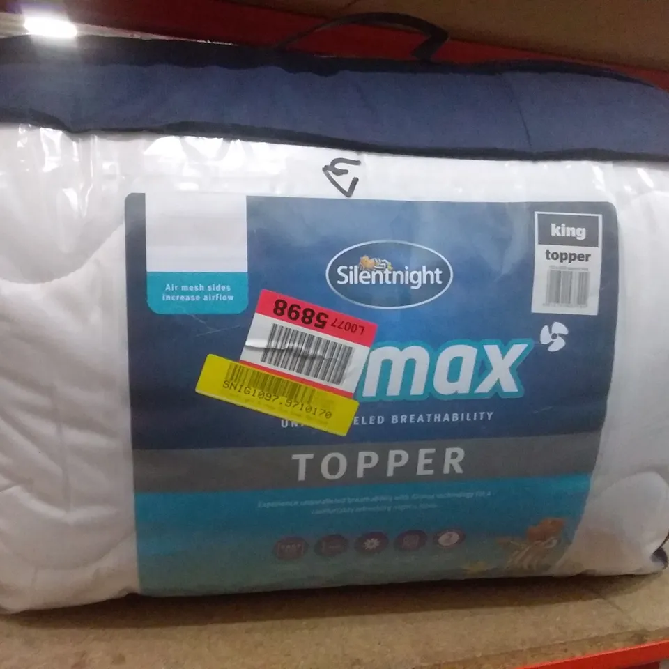 BAGGED SILENTNIGHT AIRMAX 5CM DEEP MATTRESS TOPPER