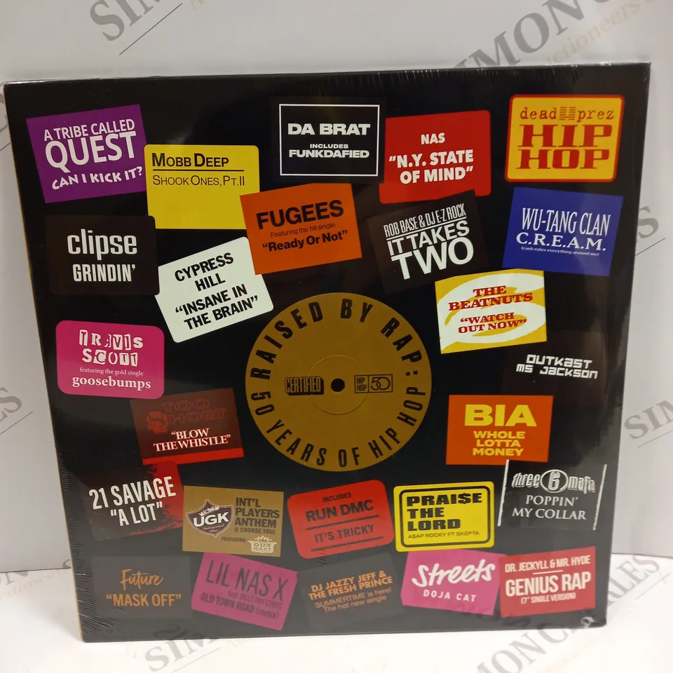 SEALED RAISED BY RAP 50 YEARS OF HIP HOP VINYL