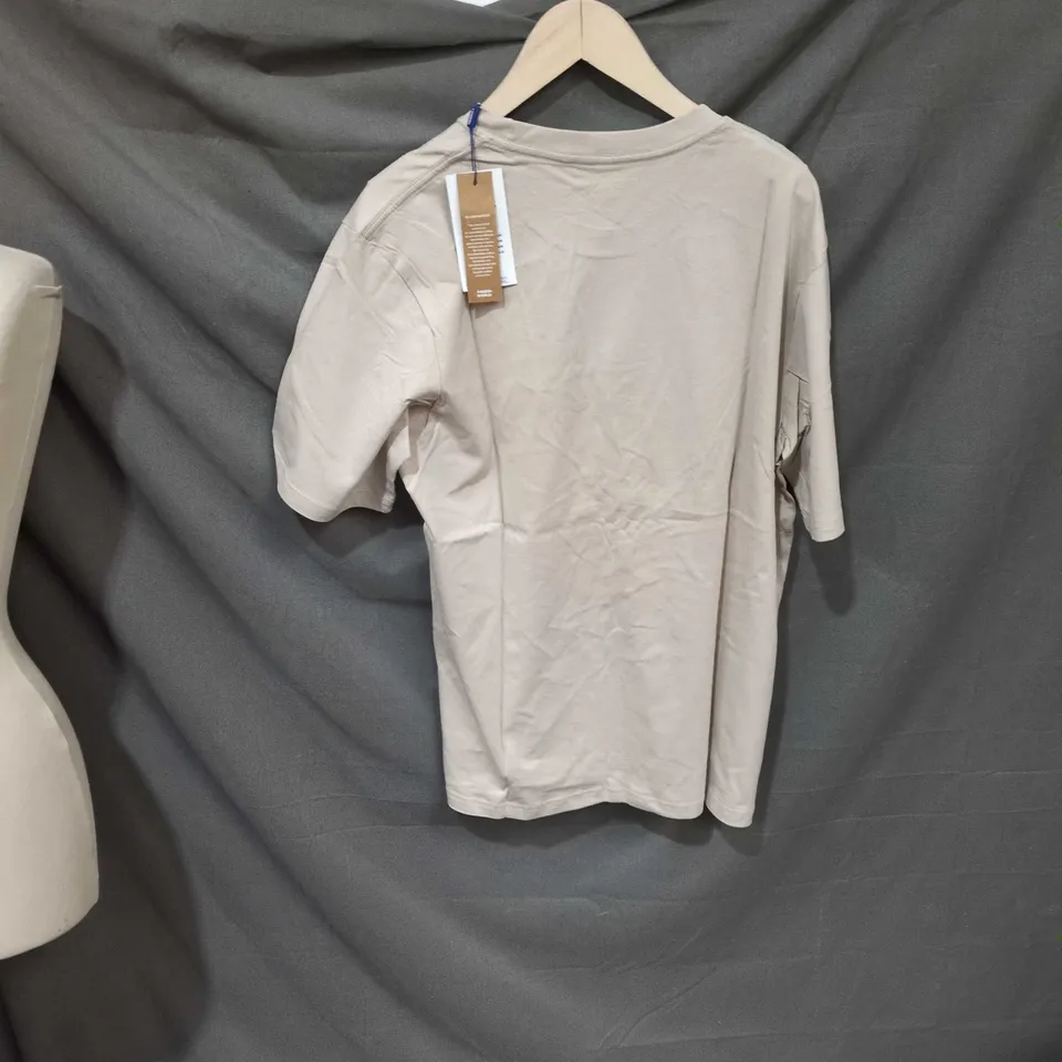 JACK & JONES ORIGINALS MOONBEAM CREW NECK T-SHIRT SIZE SMALL