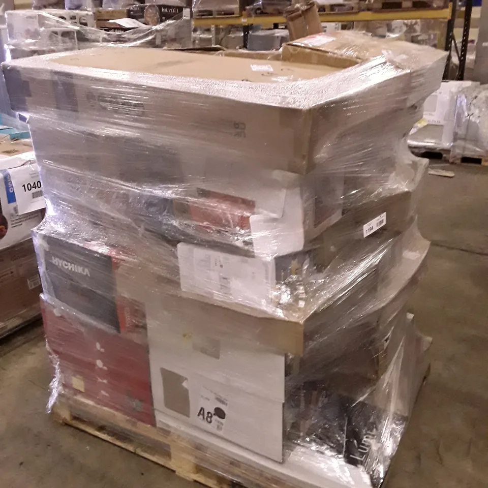 PALLET OF APPROXIMATELY 48 UNPROCESSED RAW RETURN HOUSEHOLD AND ELECTRICAL GOODS TO INCLUDE;