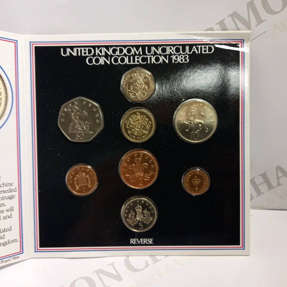 THE ROYAL MINT UK UNCIRCULATED COIN COLLECTION - 1983 COMPLETE