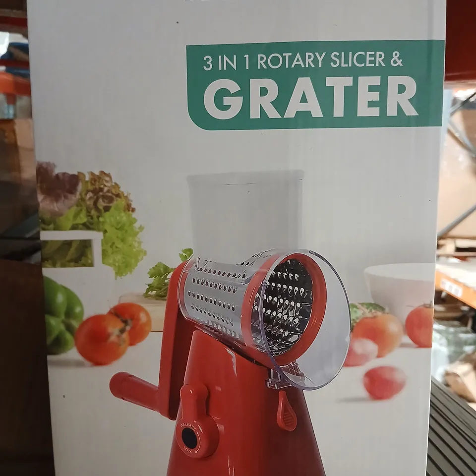 PALLET OF APPROXIMATELY 144 HOMESMART 3-IN-1 ROTARY SLICER & GRATERS