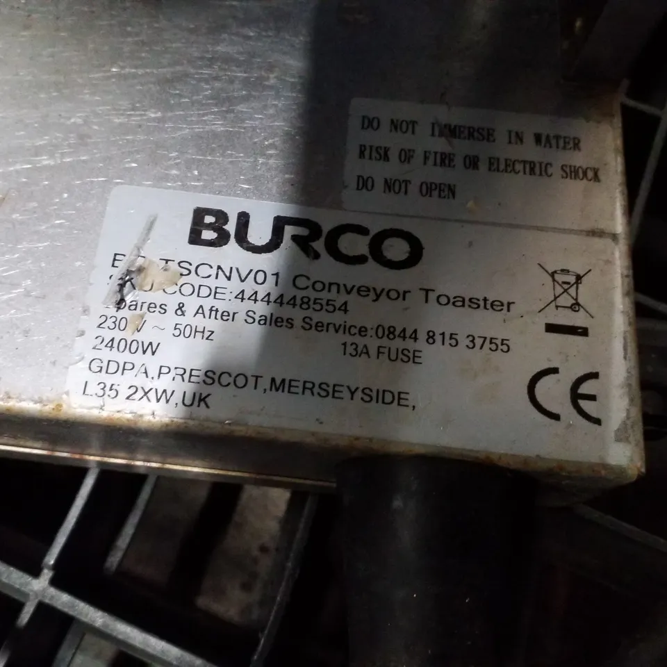 BURCO CONVEYOR TOASTER 