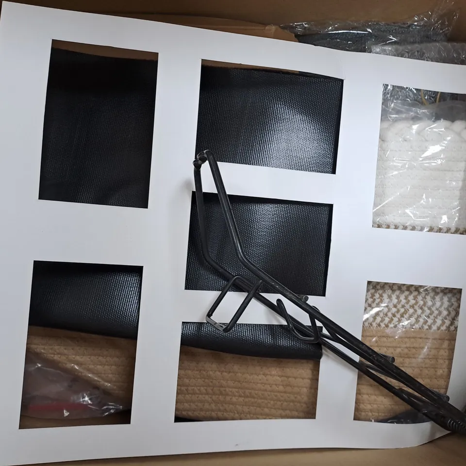 BOX OF APPROXIMATELY 15 ASSORTED HOUSEHOLD ITEMS TO INCLUDE KARCHER HIGH PRESSURE HOSE QUICK CONNECT, NOVELTY DONALD TRUMP TOILET ROLL, ETC - COLLECTION ONLY