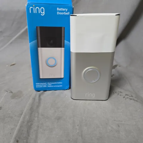 RING BATTERY VIDEO DOORBELL (3RD GEN) - SATIN NICKEL