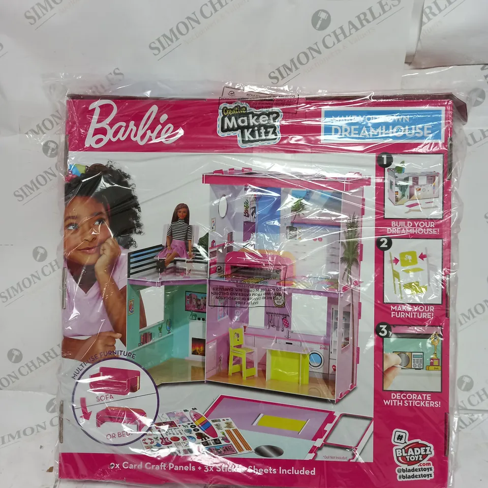 BOXED BARBIE MAKE YOUR OWN DREAMHOUSE  RRP £34.99