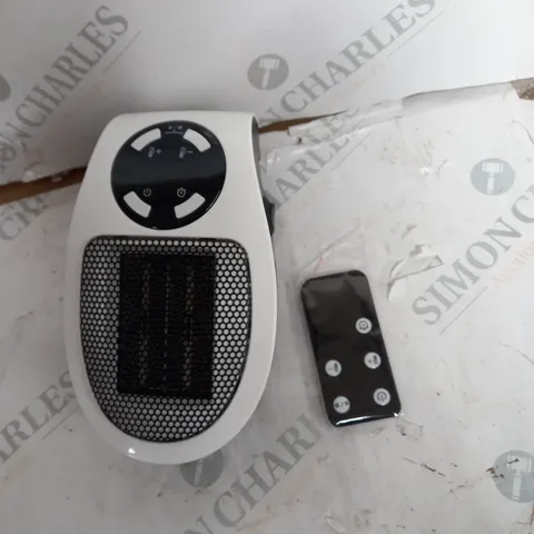 BOXED DAEWOO 500W PLUG IN HEATER WITH REMOTE CONTROL