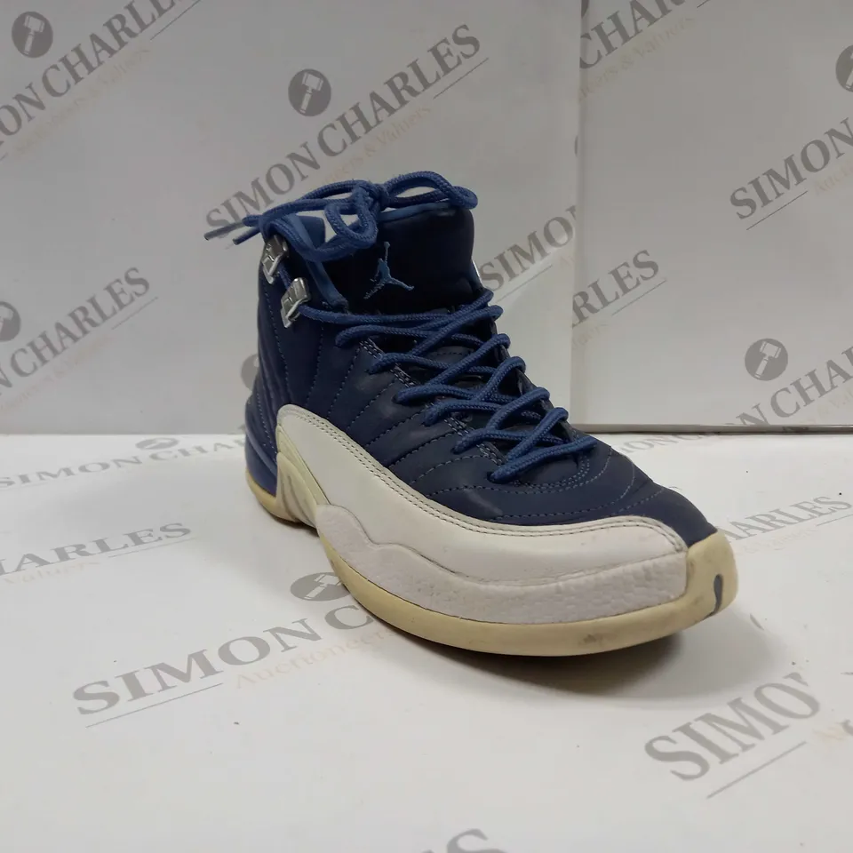 PAIR OF NIKE DB5595-404 AIR JORDAN 12 KIDS TRAINERS UK SIZE 6