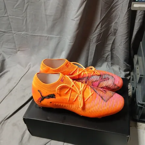 PUMA FUTURE 8 ULTIMATE MXSG FOOTBALL BOOTS – MEN'S UK 11 (EU 46) – HEAT FIRE ORANGE