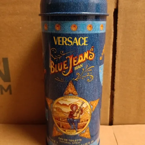 BOXED VERSACE BLUE JEANS MAN EAU DE TOILETTE SPRAY 75ML