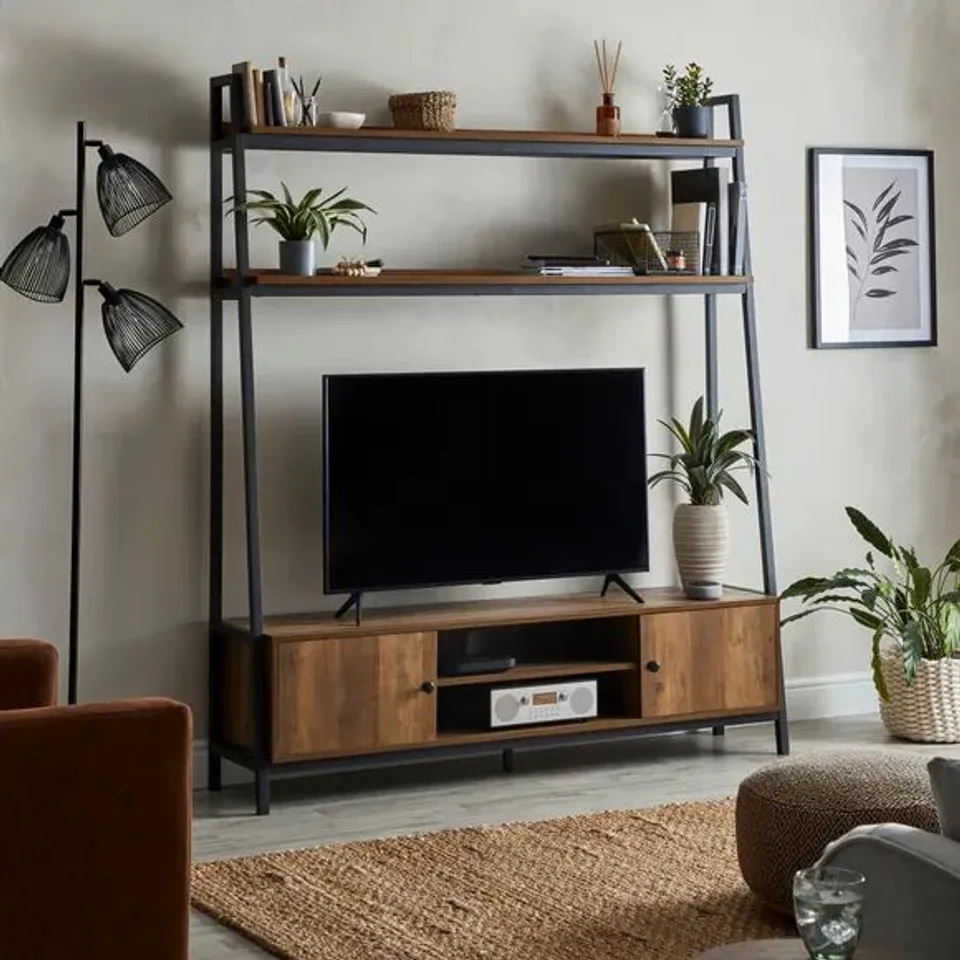 FULTON LADDER SHELF TV UNIT BOX