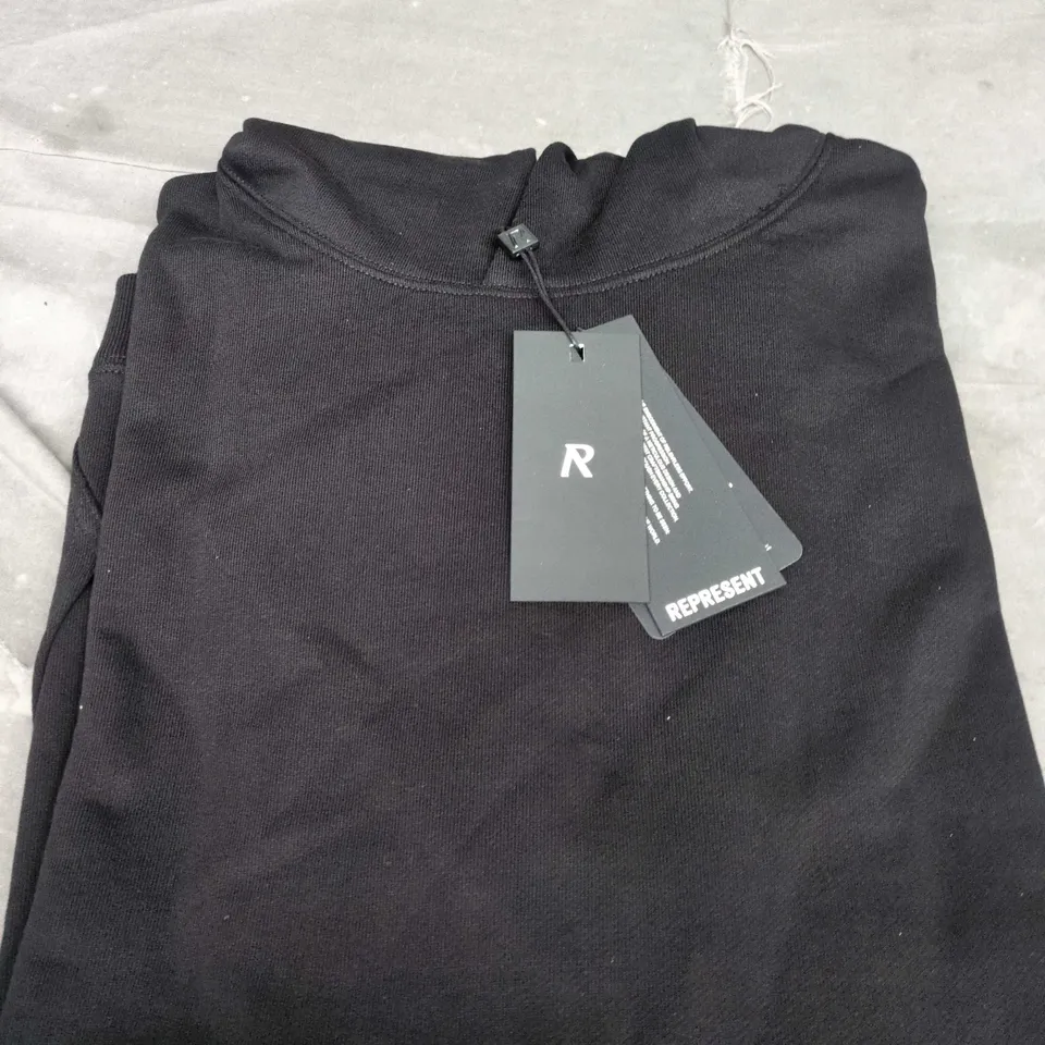 REPRESENT BLACK HOODIE – WITH TAGS ATTACHED SIZE L