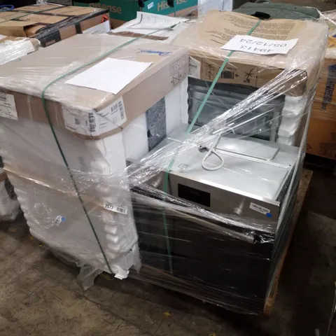 PALLET OF APPROXIMATELY 4 UNPROCESSED RAW RETURN WHITE GOODS TO INCLUDE;