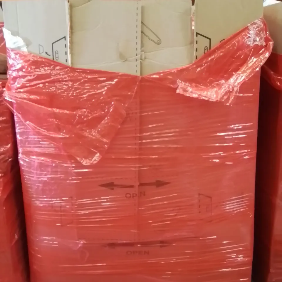 PALLET CONTAINING ASSORTED PRODUCTS INCLUDING BRUCE HEATER, OPEN-TOP AUTOMATED CAT LITTER BOX, BRUCE HEATER, BABY BEDSIDE BED & INFRARED HEATING PANEL