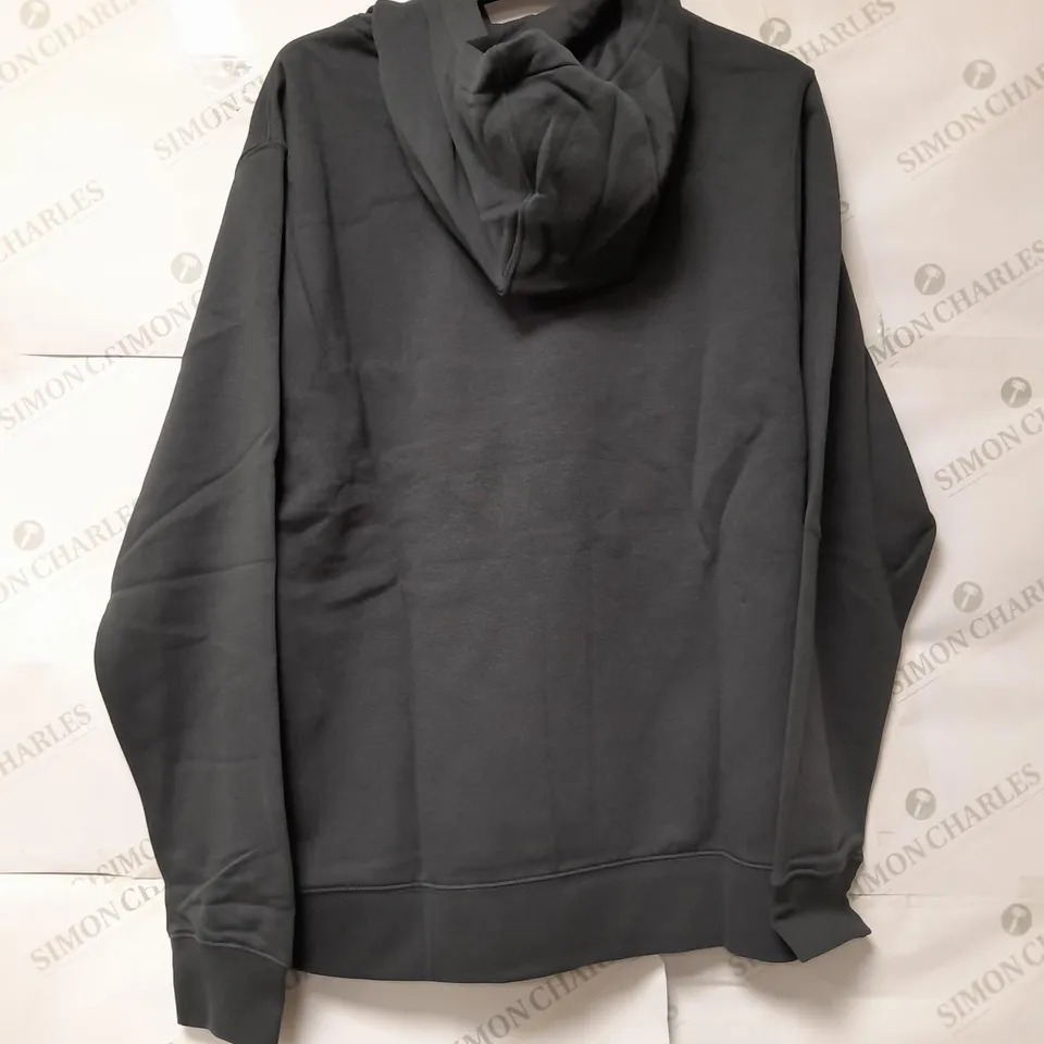 NIKE MENS LIVERPOOL FC GREY HOODED TOP SIZE L