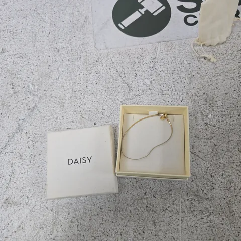 DAISY 925 STERLING SILVER BRACELET WITH CHARM – BOXED