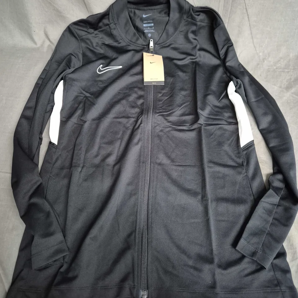 NIKE DRI-FIT SLIM FIT ZIP JACKET – BLACK, MEN'S SIZE L