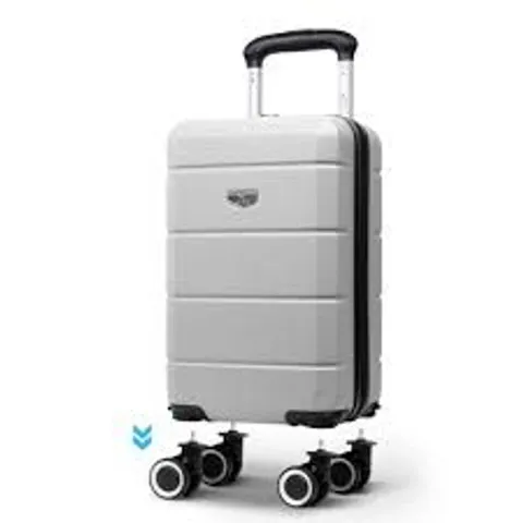 BOXED LUGG 40CM JETSET SUITCASE - SILVER (1 BOX)