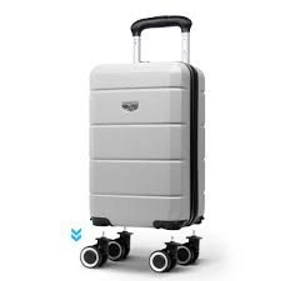 BOXED LUGG 40CM JETSET SUITCASE - SILVER (1 BOX)