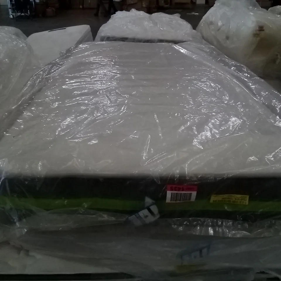 QUALITY BAGGED 3FT SINGLE HYBRID FIBRE FOAM OPEN COIL MATTRESS 
