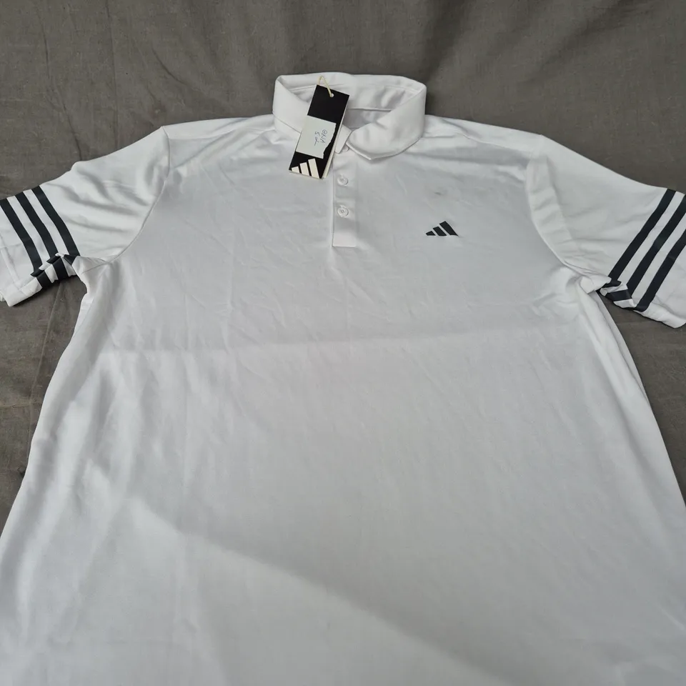 ADIDAS CASUAL POLO TOP - SIZE M