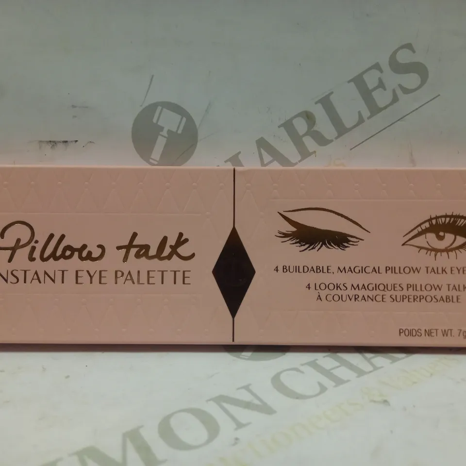 BOXED CHARLOTTE TILBURY PILLOW TALK INSTANT EYE PALETTE 7G