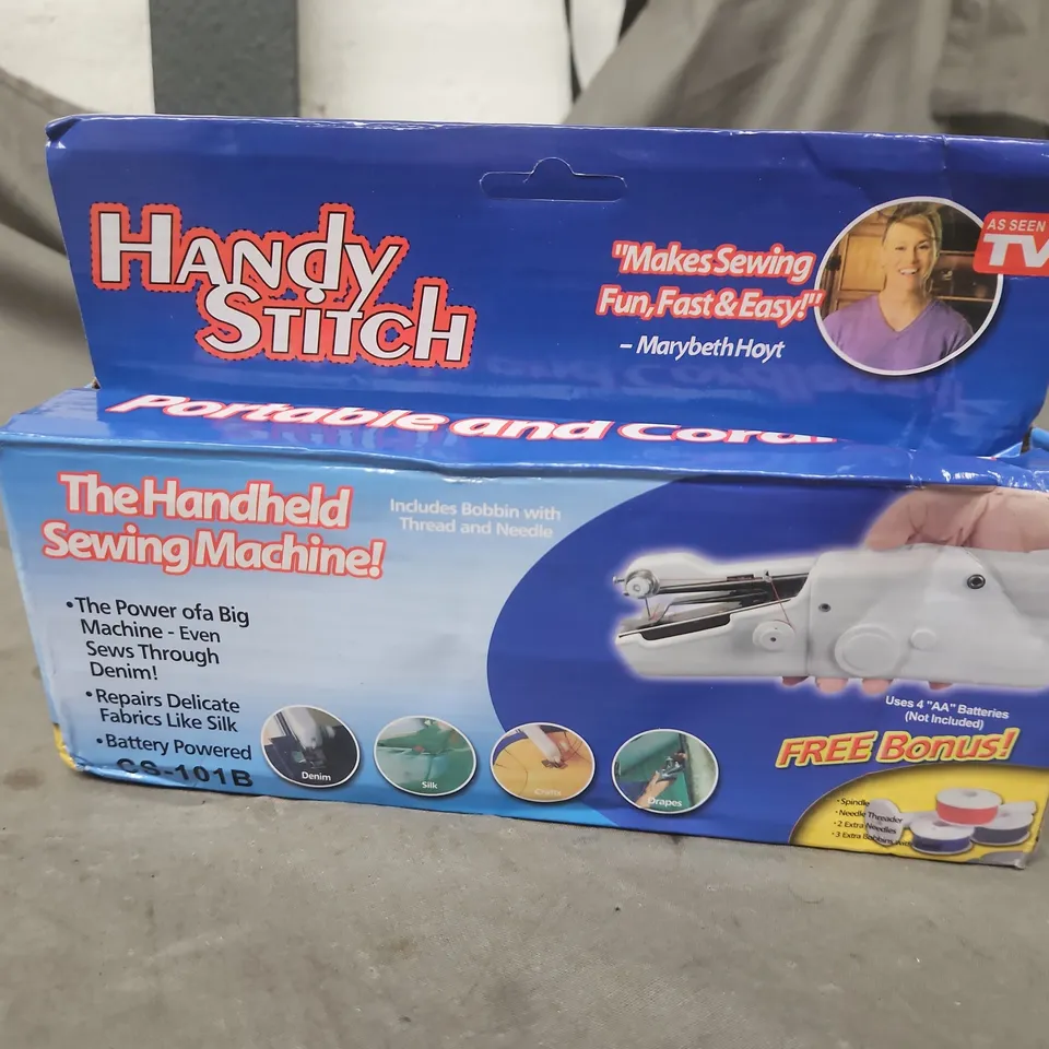 HANDY STITCH PORTABLE HANDHELD SEWING MACHINE 