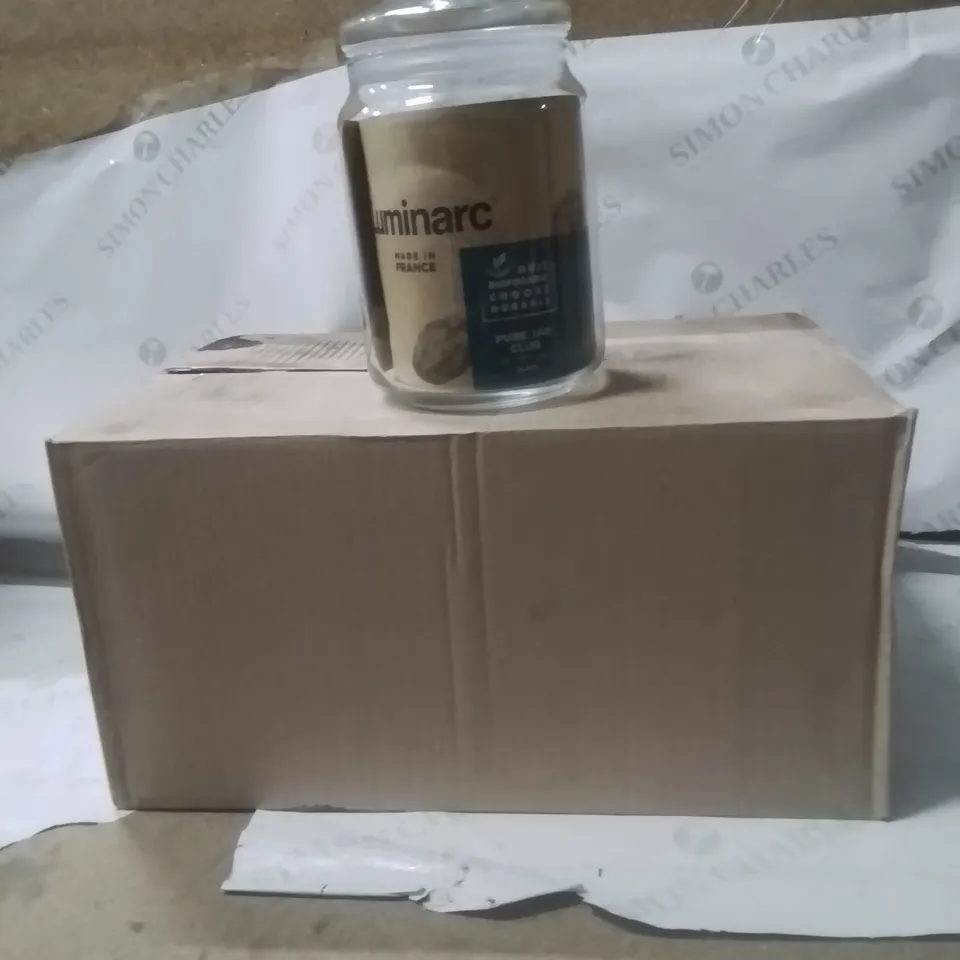 BOXED LUMINARC JARS APPROXIMATELY 6