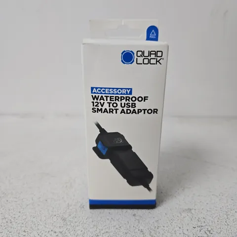 BOXED QUAD LOCK 12V TO USB SMART ADAPTOR