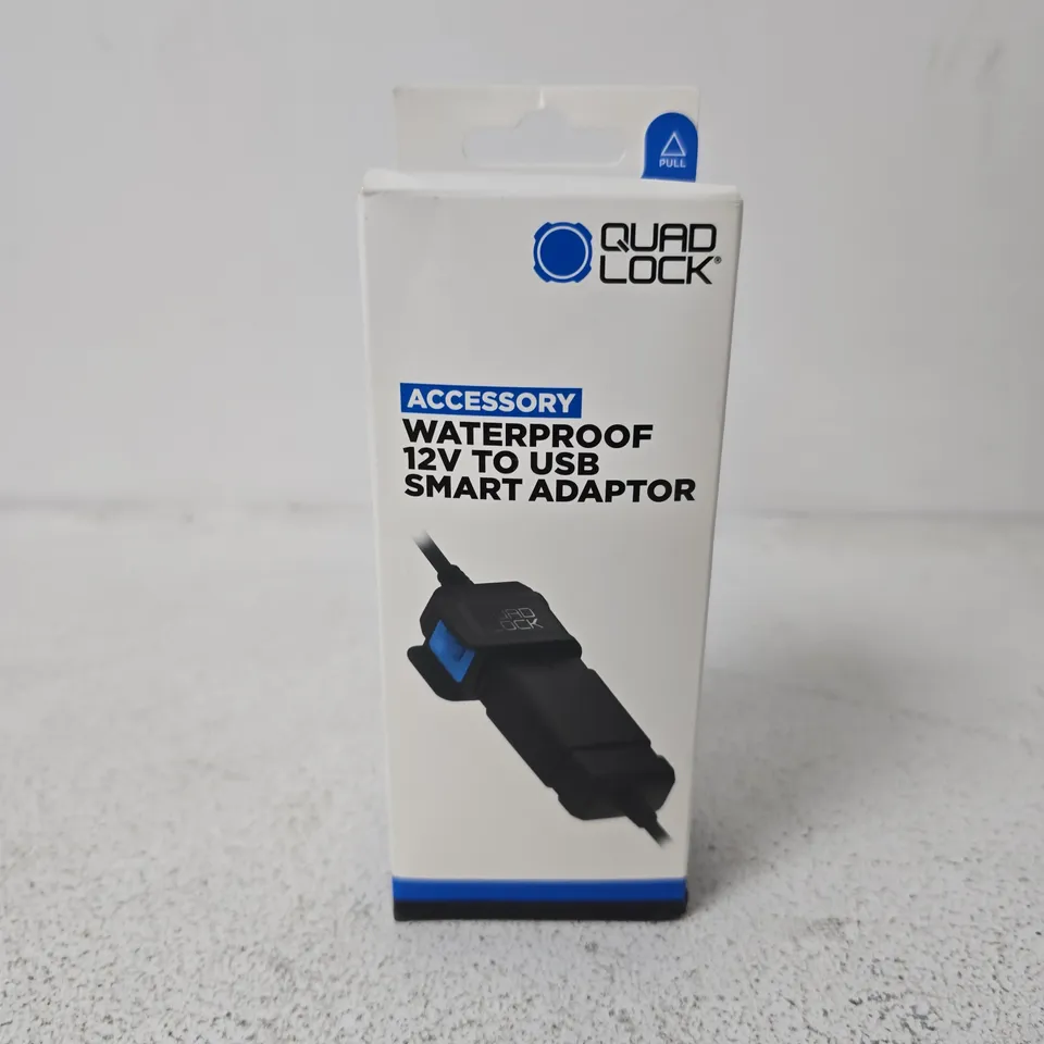 BOXED QUAD LOCK 12V TO USB SMART ADAPTOR