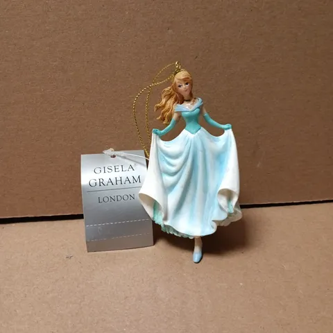 LOT OF 6 AS NEW GISELLA GRAHAM DISNEY PRINCESS THEMD HANGING TREE DECORATIONS