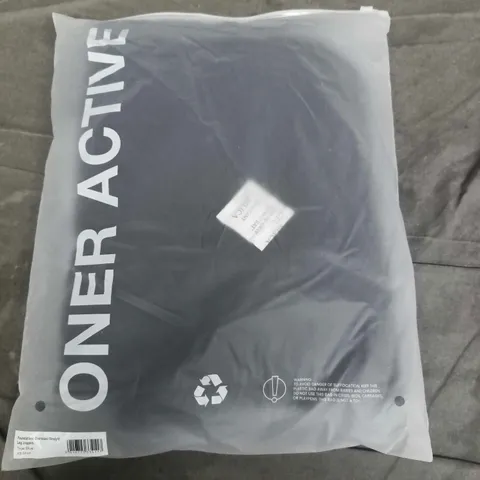 BAGGED ONER ACTIVE FOUNDATIONS OVERSIZED STRAIGHT LEG JOGGERS IN TRUE BLUE - XS