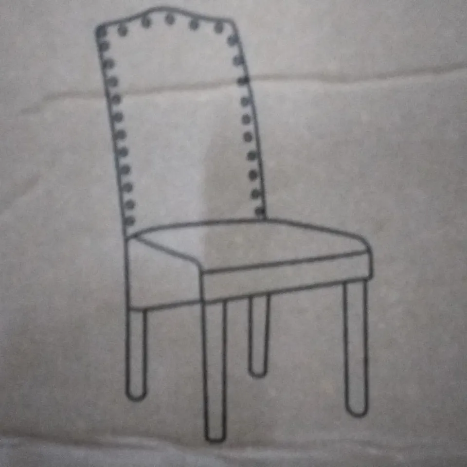 BOXED MURROW UPHOLSTERED DINING CHAIR LIGHT GREY