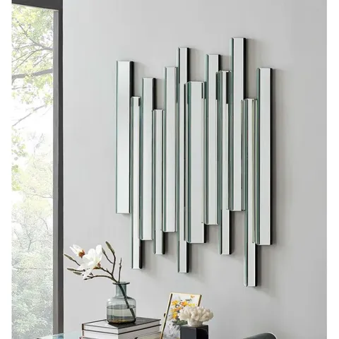 BOXED KREAMER CRYSTAL STYLE ACCENT MIRROR