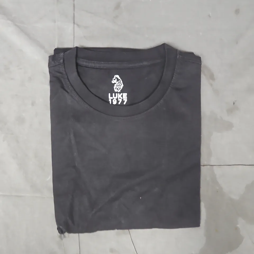 LUKE 1977 FLOYD SHORT SLEEVE T-SHIRT IN BLACK SIZE LARGE