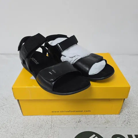 STRIVE FLOAT BLACK SANDALS – UK 6