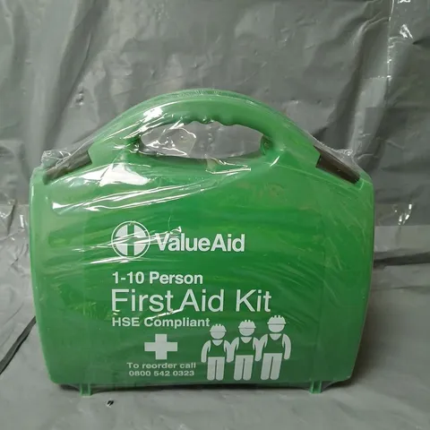 SEALED VALUEAID 1-10 PERSON FIRST AID KIT