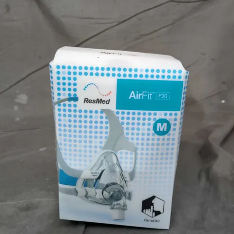 RESMED AIRFIT F20 CPAP MASK – MEDIUM (BOXED)