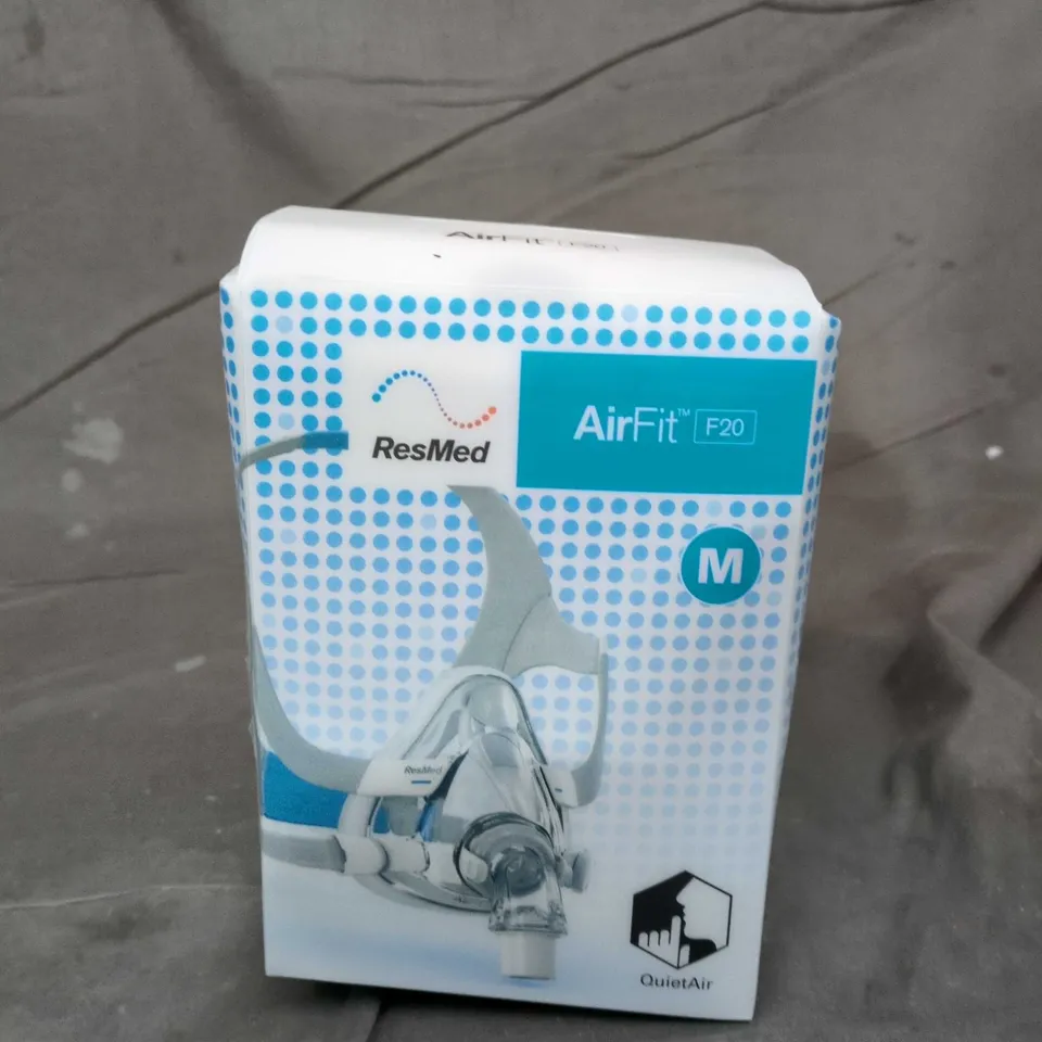 RESMED AIRFIT F20 CPAP MASK – MEDIUM (BOXED)