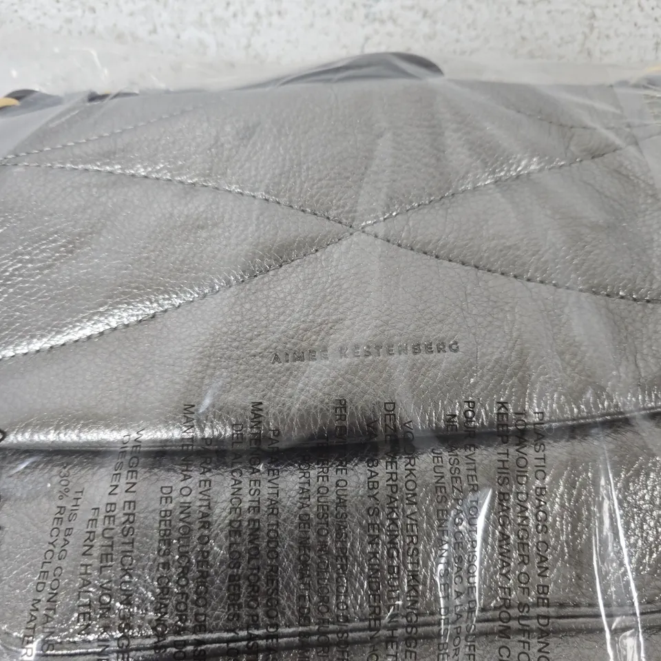 AIMEE KESTENBERG SILVER HANDBAG