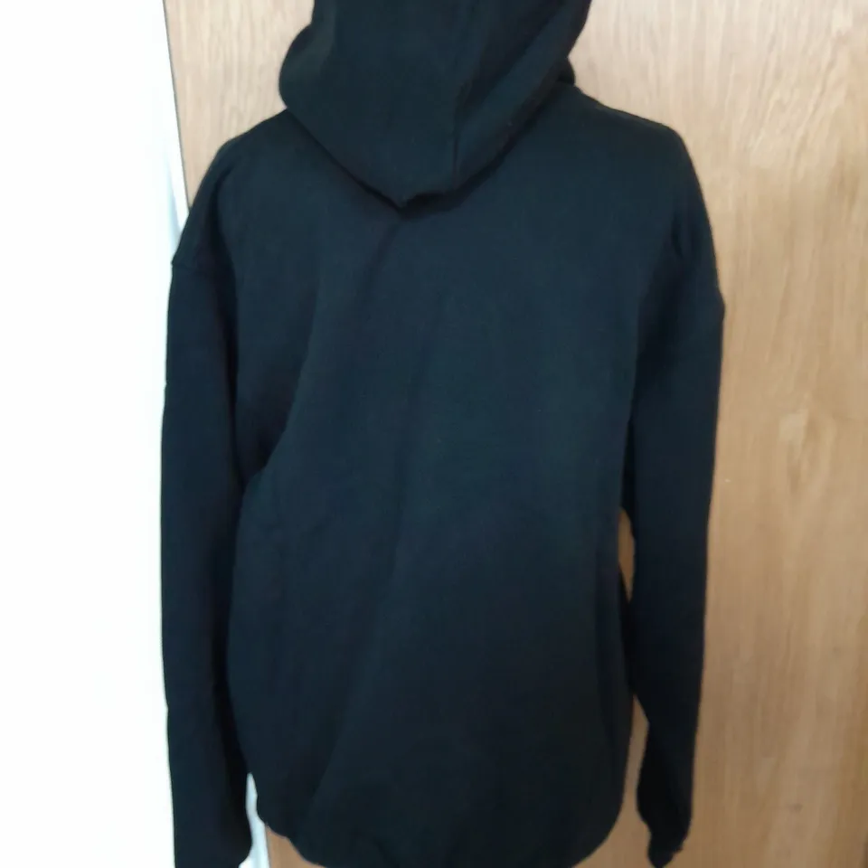 REPRESENT OWNER'S CLUB JERSEY BLANK HOODIE IN JET BLACK SIZE S